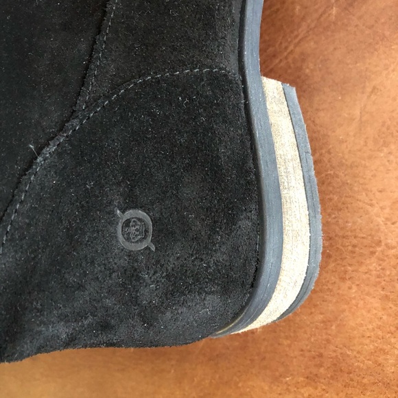 NEW BORN LEATHER black over the knee boots Size 8 - Picture 2 of 14